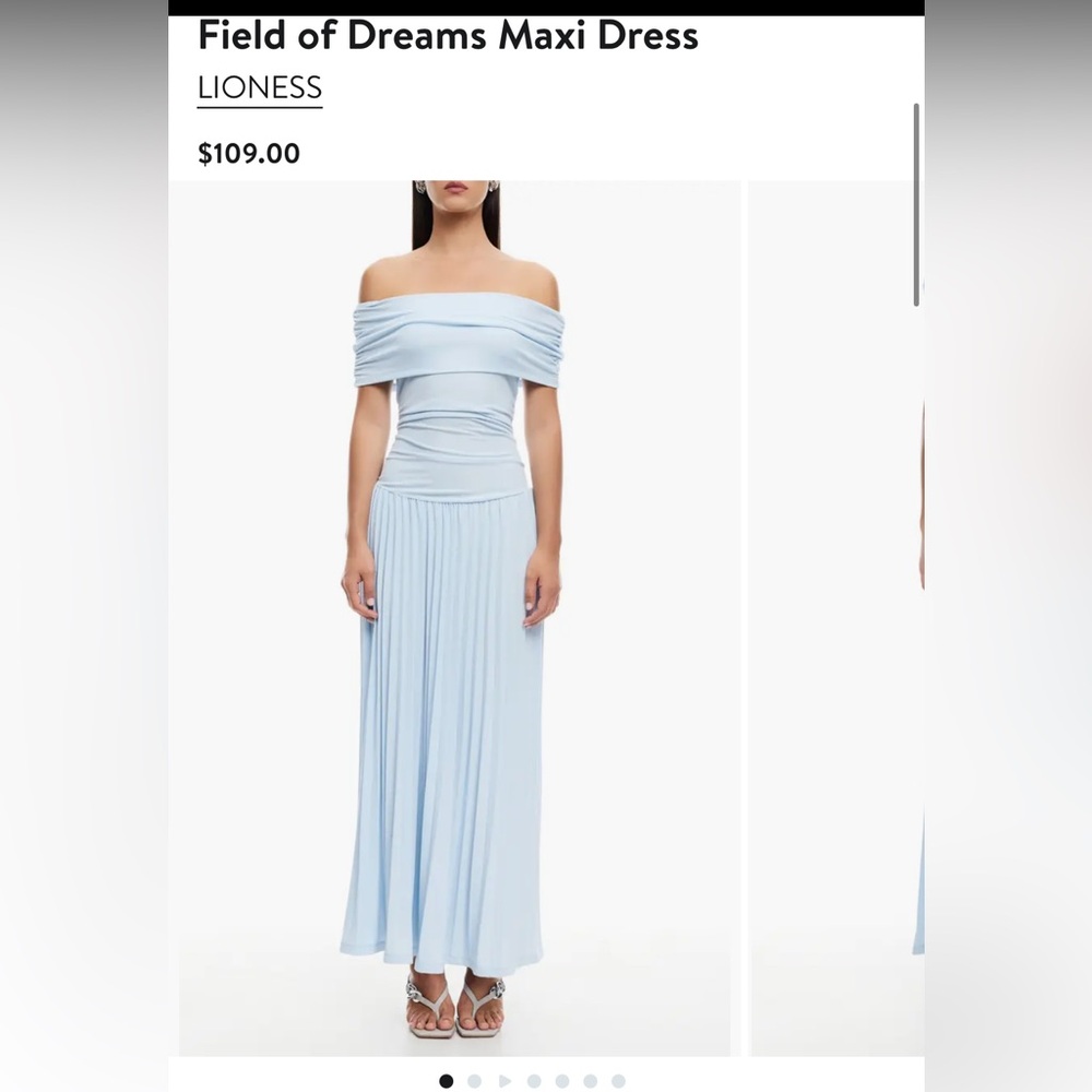 Lioness Sky Blue Maxi dress